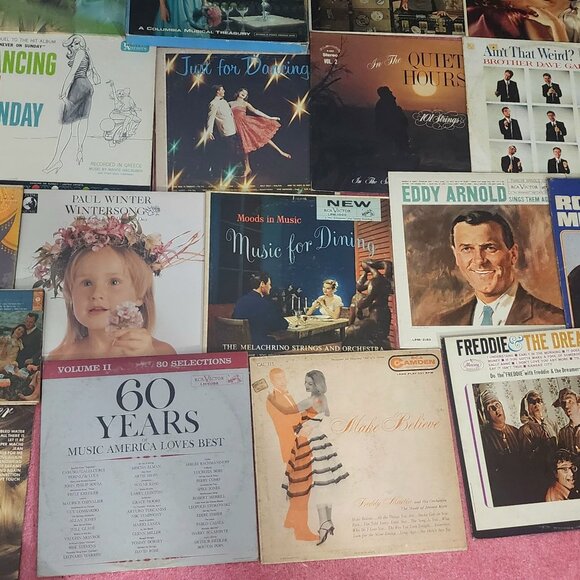 Vinyl Record Lot 23 Romantic Classical Dance Oldies Orchestra Love Songs Lps 12" - Picture 3 of 8